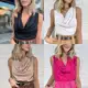 Blusa Feminina Gola Boba Suplex Light Moda Verão Elegante em oferta