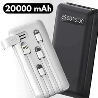 Imagem da promoção Carregador Power Bank Portátil de celular 20000mah/1000mah