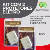 Imagem da promoção Kit com 2 Protetores de Raio PW Eletro 2 Tomadas 10A - O Mais Vendido!