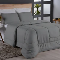 Imagem da promoção Edredom Queen Percal 400 Fios Grosso Super Casal Hotel Size