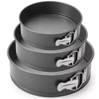 Imagem da promoção Forma Assadeira Bolos e Tortas Redonda Antiaderente Fundo Removível 24 26 e 28cm Conjunto Unidade