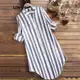 Lovito Vestido Casual Listrado Com Estampa Para Mulheres em oferta