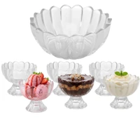 Imagem da promoção 7 Peças Bowl com 6 Taças Wolff de Vidro Para Sobremesa