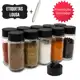 Kit 18 Potes Tempero Condimentos + Caneta e Etiquetas 100 ml em oferta