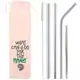 Kit 6 em 1-4 Canudos de Inox + Escova + Ecobag em oferta