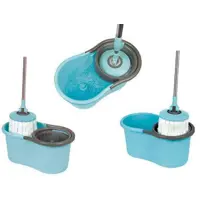Balde Giratório Spin Mop 360 Alfatec 1 Refil Limpeza Prática em oferta na Magazine Luiza