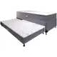 Cama Box Solteiro LightSpuma com Baú - e Cama Auxiliar 61cm de Altura Lady em oferta