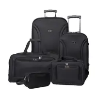 Conjunto de Malas de Viagem Friburgo 5 Peças Swiss Move Preta em oferta na Magazine Luiza