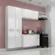 Cozinha Compacta 4 Peças 10 Portas Branco Neve Amanda Itatiaia em oferta