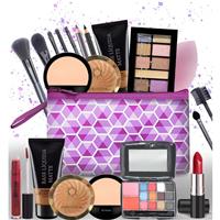 Imagem da promoção  Kit Maquiagem Pincel Completo Bella Femme Grandes Marcas