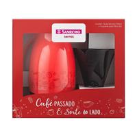 Imagem da promoção Bule de Chá e Café Térmico Vermelho - com Filtro de Café 700ml Sanremo Cuidar