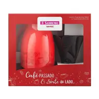 Bule de Chá e Café Térmico Vermelho - com Filtro de Café 700ml Sanremo Cuidar em oferta na Magazine Luiza
