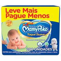 Imagem da promoção Toalhas Umedecidas MamyPoko Toque Suave, 200 unidades