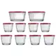 Conjunto de Tigelas de Vidro 10 Peças - Copo Americano Tigela Americano em oferta