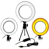 Ring Light Iluminador Led 16Cm + Mini Tripé - Centrão em oferta na Magazine Luiza