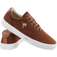 Sapatênis Polo Joy Tamanhos Especiais Números Grandes Marrom em oferta na Amazon