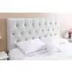 Cabeceira Painel Paris Casal Para Cama Box Branca - Estilo Capitone em oferta
