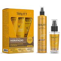 Imagem da promoção Kit Trivitt 5pcs: Kit Hidratação + Fluido Escova + Reparador Pontas