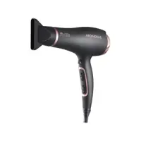 Secador de Cabelo Mondial Preto com Íons - 2000W 2 Velocidades Black Rose em oferta na Magazine Luiza