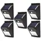 Luminaria Solar Parede 30 Leds Sensor de movimento Energia Lampada kit 5 unid luz externa em oferta