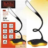 Luminária de Mesa de LED Black+Decker - com 3 Intensidades Eco em oferta na Magazine Luiza