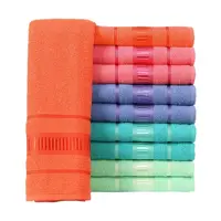 Jogo De Banho 10 Peças Colorido 60x120 Trevalla By Atlântica em oferta na Americanas