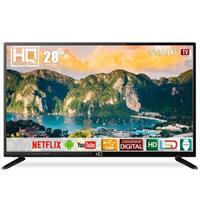 Imagem da promoção Smart TV LED 28" HD HQ HQSTV28NY Netflix Youtube HDMI USB Wi-Fi