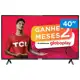 Smart TV LED 40” TCL 40S6500 Full HD Android - Wi-Fi HDR Inteligência Artificial 2 HDMI USB em oferta