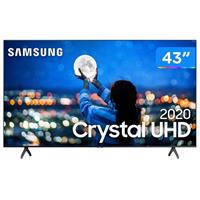 Imagem da promoção Smart TV Crystal UHD 4K LED 43” Samsung - 43TU7000 Wi-Fi Bluetooth HDR 2 HDMI 1 USB