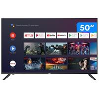 Imagem da promoção Smart TV 4K DLED 50” JVC LT-50MB508 Android - Wi-Fi Bluetooth HDR 4 HDMI 3 USB