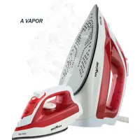 Ferro de Passar a Vapor e a Seco Britânia - FB192C Branco e Vermelho em oferta na Magazine Luiza