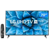 Smart TV UHD 4K LED 70” LG 70UN7310PSC Wi-Fi - Bluetooth HDR Inteligência Artificial 3 HDMI 2 USB em oferta na Magazine Luiza