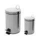 Kit Lixeira Inox com Pedal e Tampa 3L e 12L - 2 Peças Brinox Standard em oferta