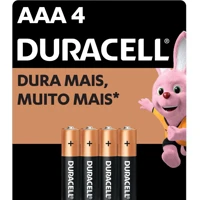 Imagem da promoção Duracell Pilha Alcalina Aaa Palito Duracell Com 4 Unidades