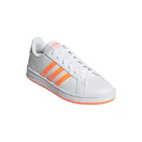 Tênis Adidas Grand Court Base Feminino - Branco+Laranja em oferta na Netshoes