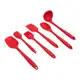 Conjunto de Utensílios Casambiente Silicone - Amo Cozinhar 6 Peças em oferta