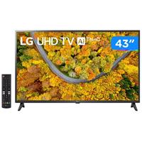 Imagem da promoção Smart TV 43” Ultra HD 4K LED LG 43UP7500 - 60Hz Wi-Fi e Bluetooth Alexa 2 HDMI 1 USB
