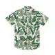 Camisa Masculina Estampada Manga Curta Rovitex Bege em oferta
