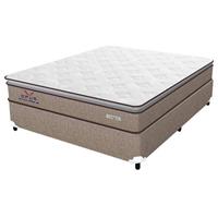 Imagem da promoção Cama Box (Box + Colchão) Casal Molas Ensacadas/Pocket 65cm de Altura Plumatex Ópus Casal