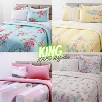 Enxoval Cama King 7 Peças 100% Algodão - Casa & Conforto (6 Opções) em oferta na ShopTime
