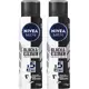 Kit Desodorante Nivea For Men Black e White Power Aerosol em oferta