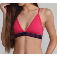 Top Calvin Klein Underwear Triângulo Logo Pink em oferta na Dafiti