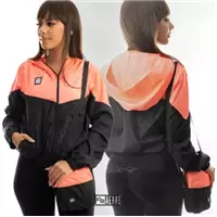Imagem da promoção Jaqueta Corta Vento Feminino com Shoulder Bag Aerre Duas Cores Tecido WR Resistente à Água e Ar