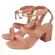 Sandália Feminina Salto Bloco Colorido Macio - M.D.S CALÇADOS em oferta