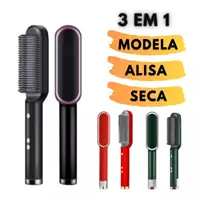 Imagem da promoção Escova Secadora Alisadora Profissional Seca Modela Alisa Cabelo 3 Em 1 - Escova Secadora Shawn