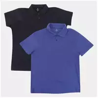 Imagem da promoção Kit Camisa Polo Burn Básica C/ 2 Peças Masculina