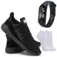 Tênis Feminino Caminhada Corrida Confortável Fitness Academia + Meia + Relógio - Ever Way em oferta