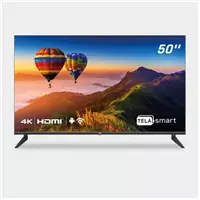 Imagem da promoção Smart TV 50" HQ 4K Conversor Digital Externo 3 HDMI 2 USB WI-FI Android 11 e Design Slim