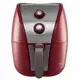 Fritadeira Air Fryer Britânia BRF11VI Inox Vermelha 4,4L 1500W em oferta