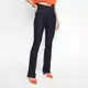 Calça Jeans Sawary Bootcut Cintura Alta Elastano Feminina em oferta